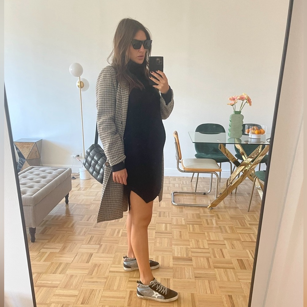 Hatch Merino Wool Turtleneck Dress